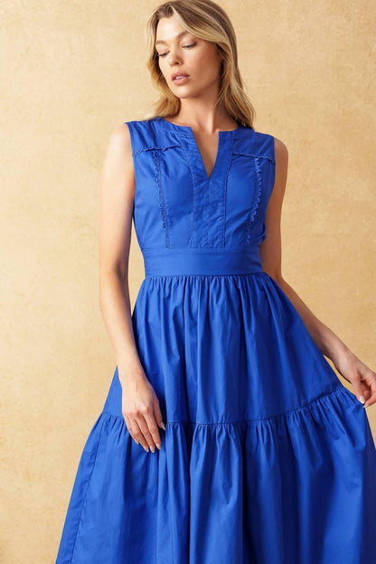 Mystic Mirage Woven Midi Dress