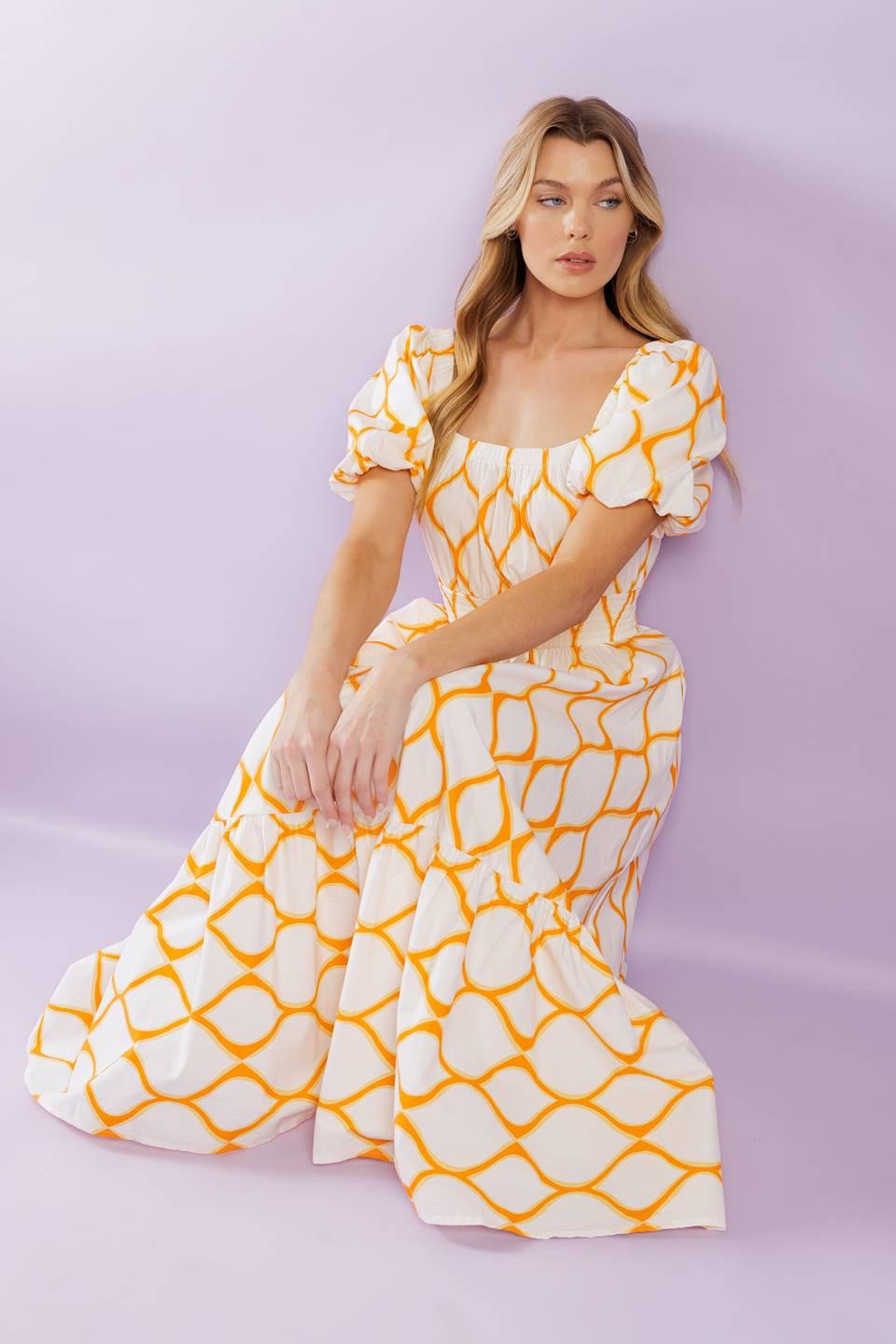 Iconic Summer Woven Midi Dress