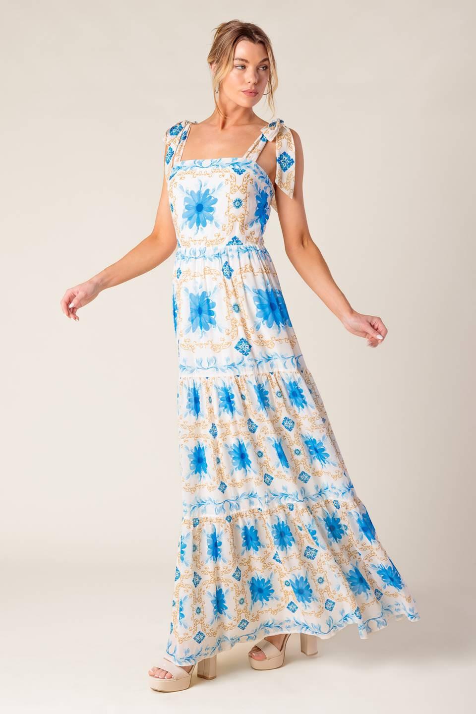 My Debut Woven Maxi Dress