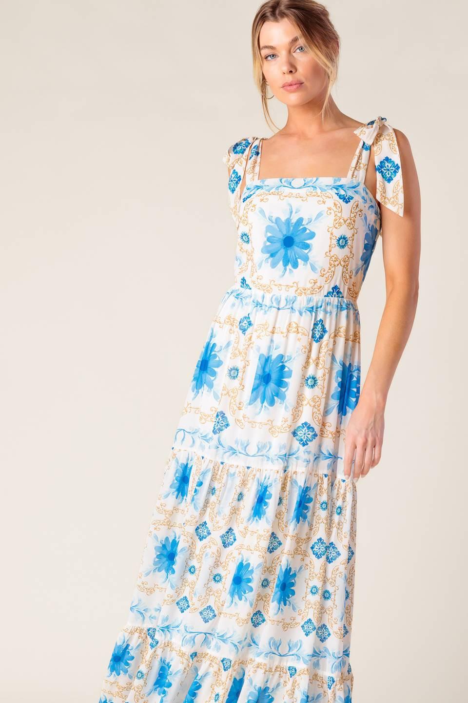 My Debut Woven Maxi Dress