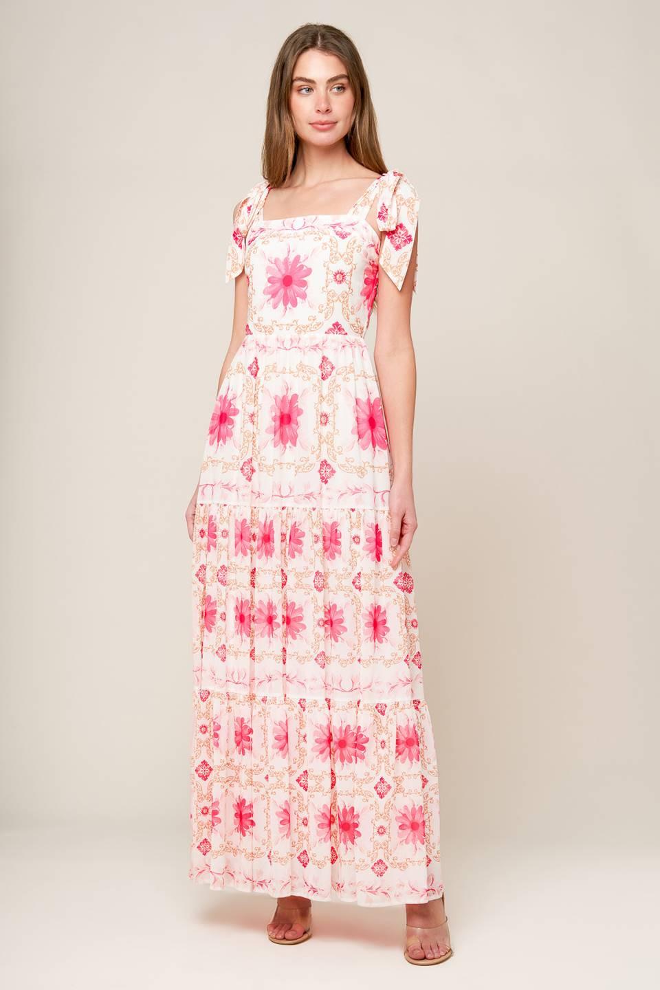 My Debut Woven Maxi Dress