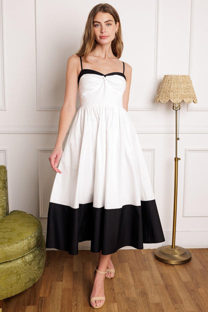Island Heartbeat Woven Midi Dress