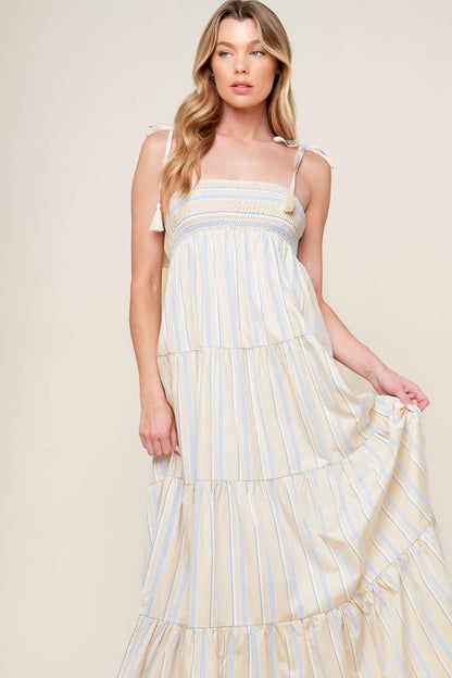 Waves of Lift Woven Maxi Dress