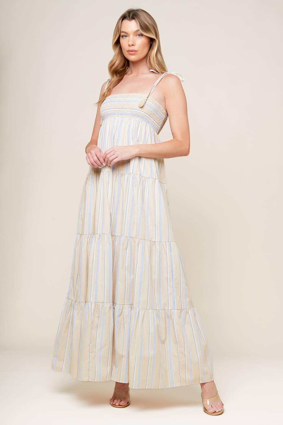 Waves of Lift Woven Maxi Dress