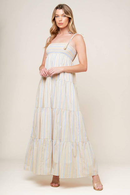 Waves of Lift Woven Maxi Dress