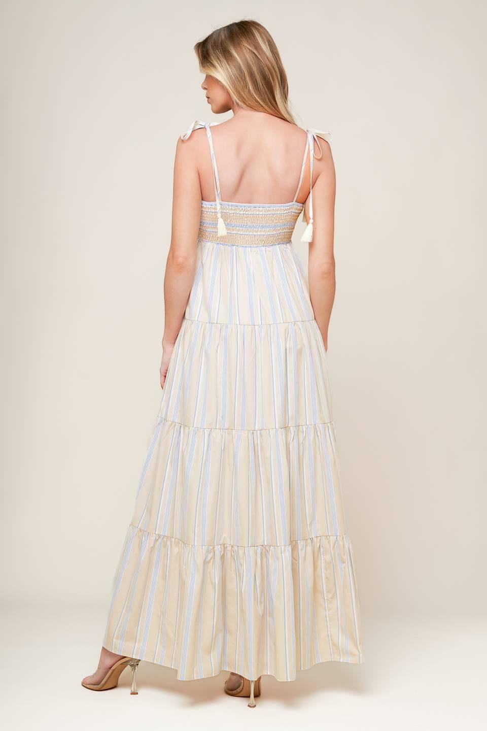 Waves of Lift Woven Maxi Dress