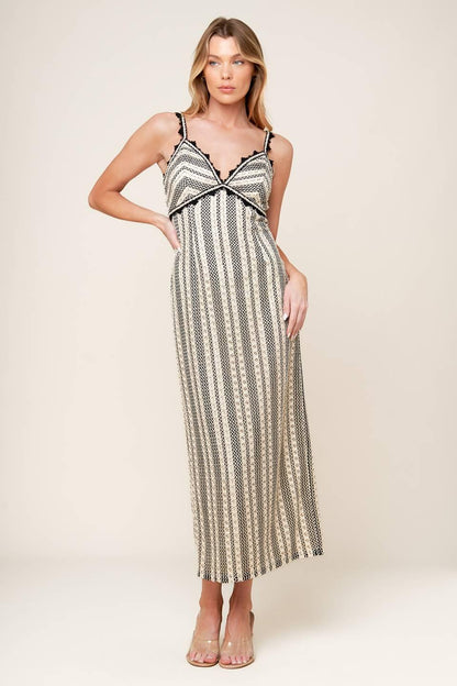 Take Me Away Crochet Lace Midi Dress