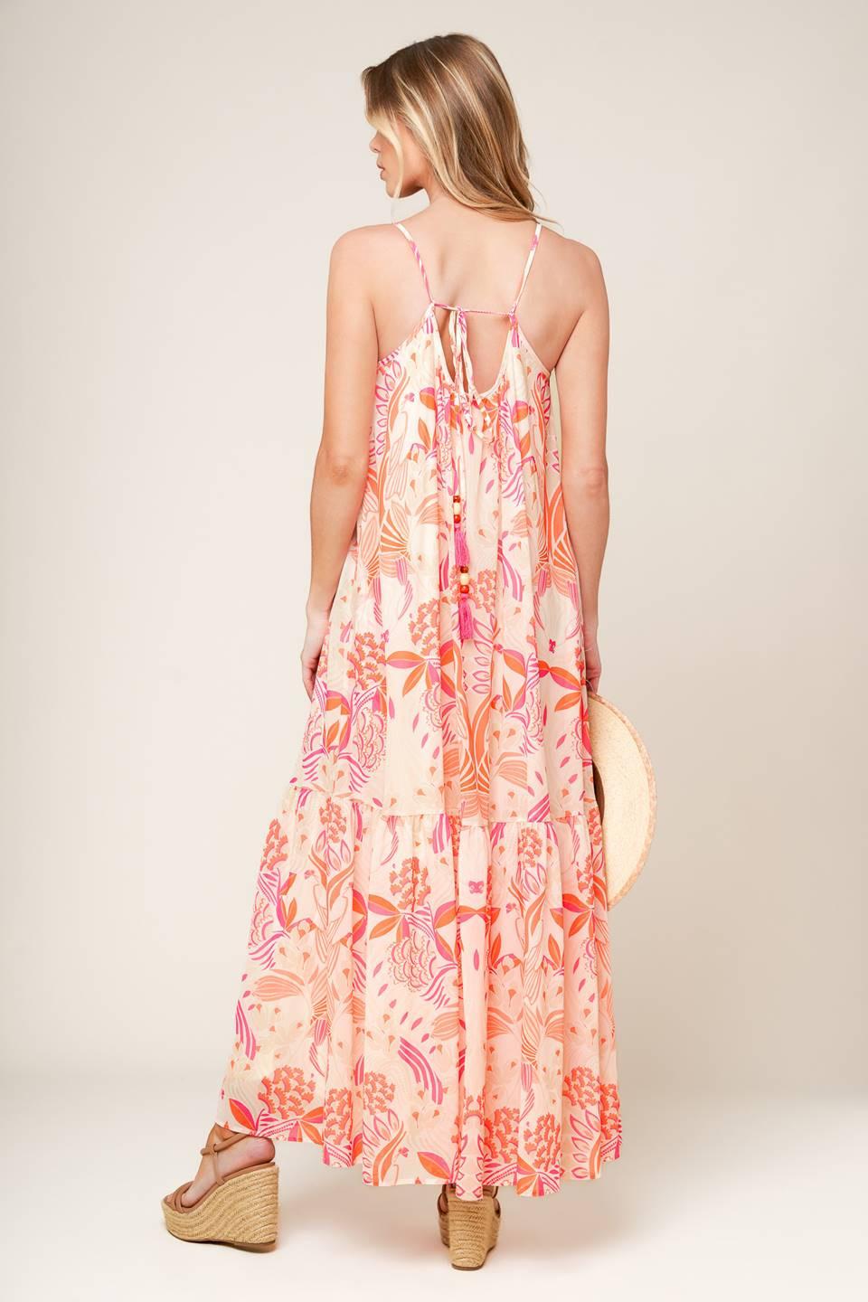 Lauren Secret Garden Woven Maxi Dress