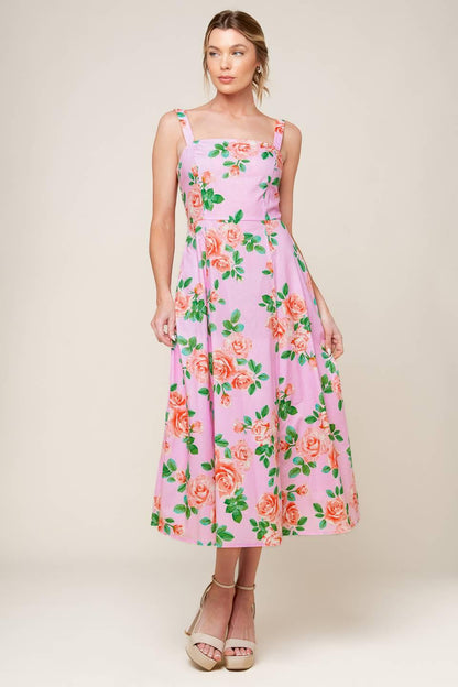 Time for Team Woven Midi Dress