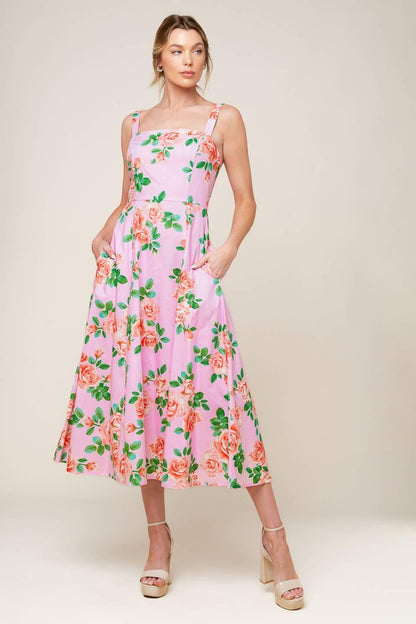 Time for Team Woven Midi Dress