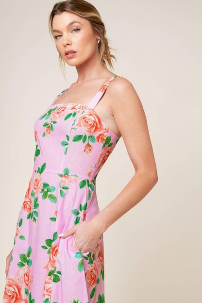 Time for Team Woven Midi Dress
