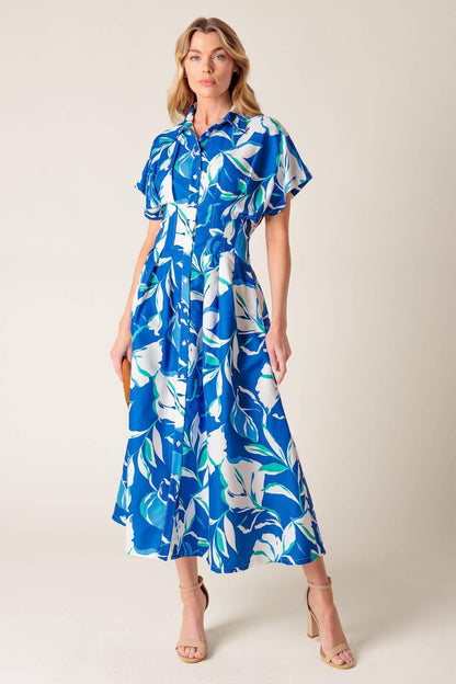Local Art Show Woven Midi Dress