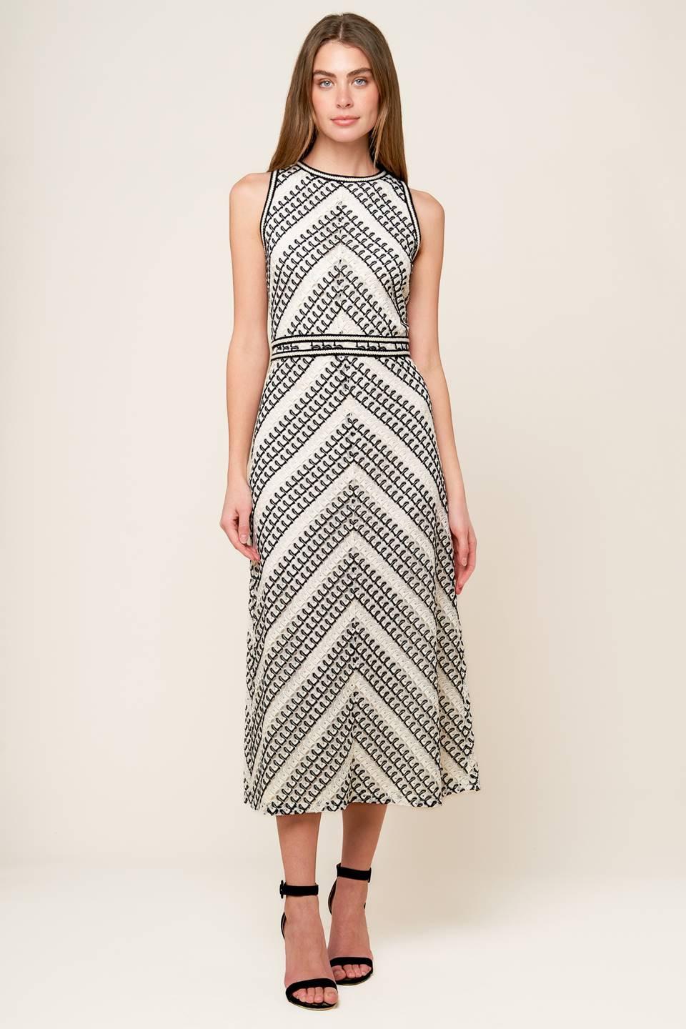 Terrific Timing Crochet Midi Dress