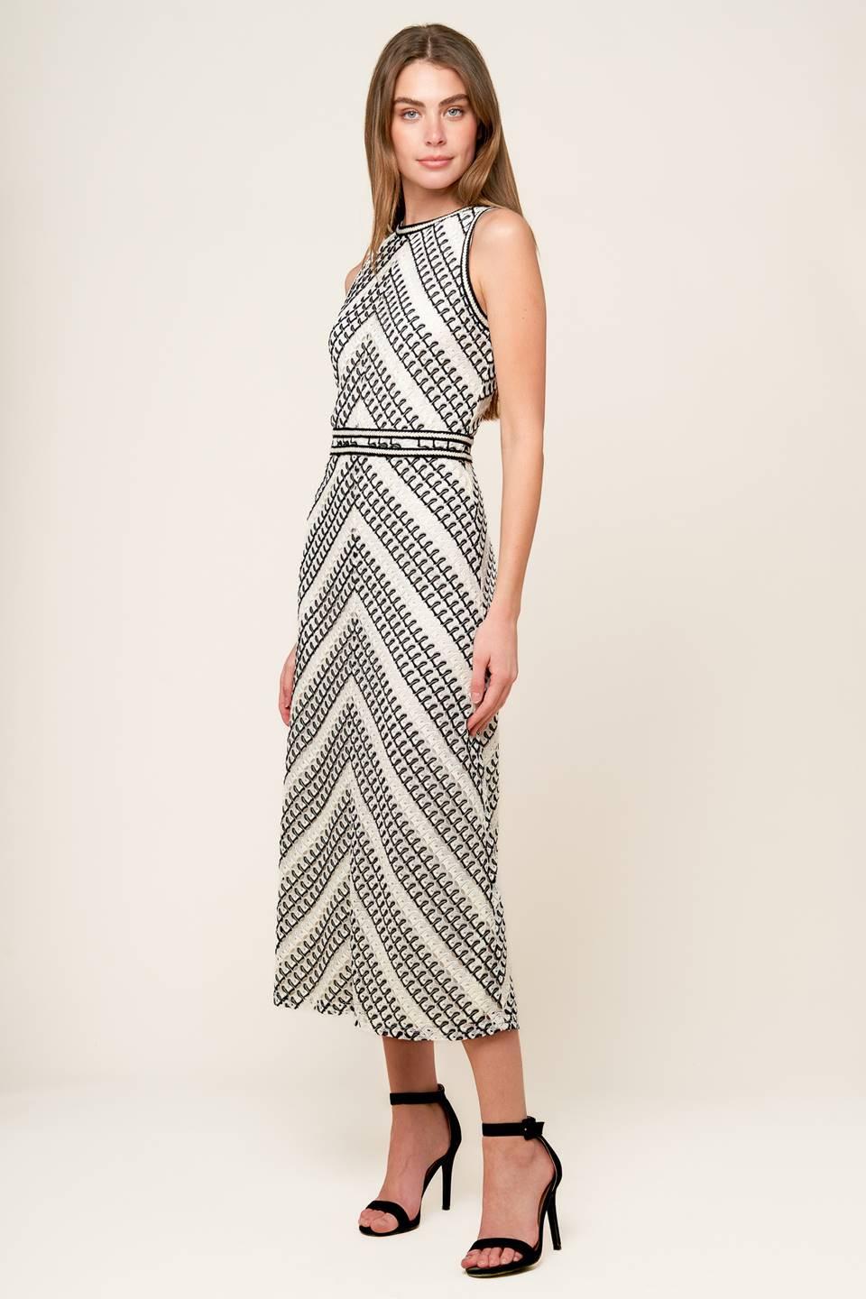 Terrific Timing Crochet Midi Dress