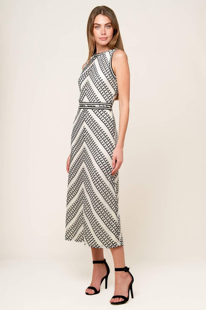 Terrific Timing Crochet Midi Dress