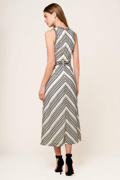 Terrific Timing Crochet Midi Dress