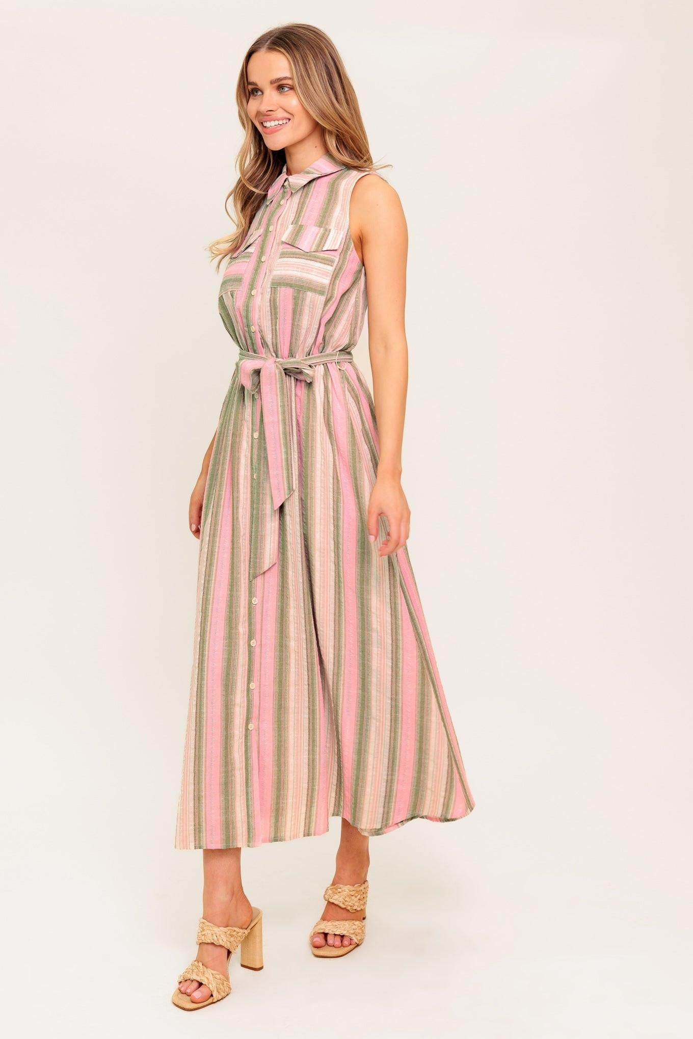 Wind on My Skin Woven Midi Dress
