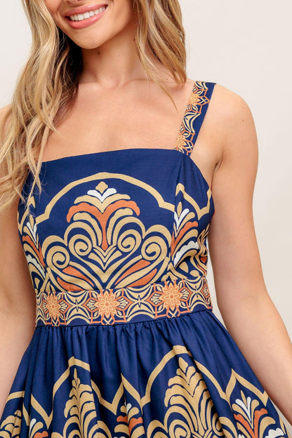 Sahara Dreams Woven Midi Dress
