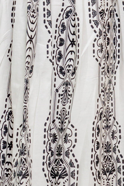 Summer Silhouette Woven Midi Dress