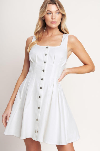 Summer Promise Woven Mini Dress