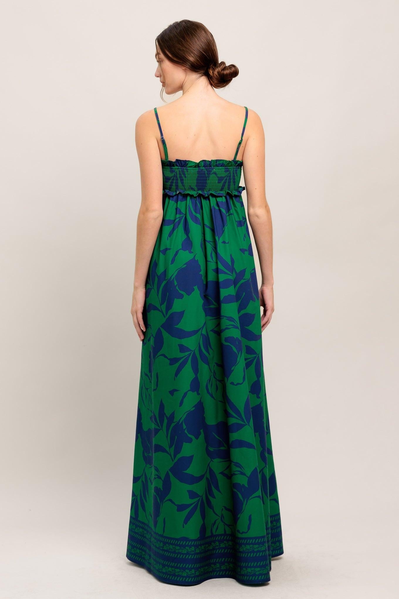 Garden Path Woven Maxi Dress
