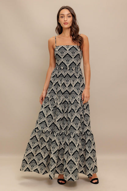 Hazelwood Garden Woven Maxi Dress