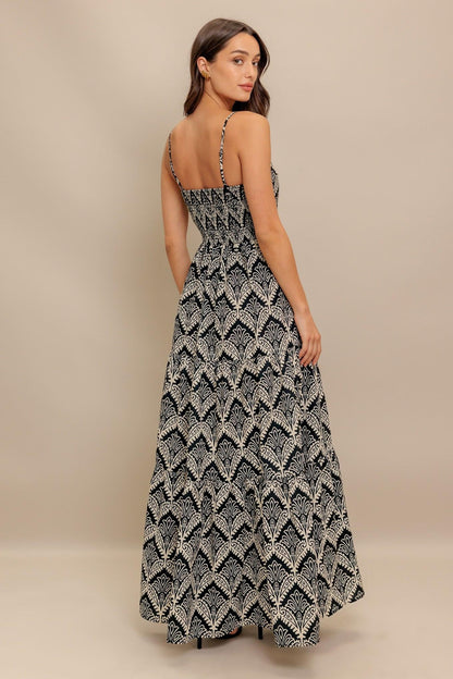 Hazelwood Garden Woven Maxi Dress