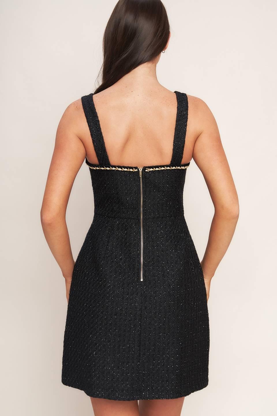 Monaco Hour Tweed Mini Dress