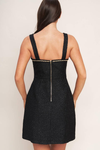 Monaco Hour Tweed Mini Dress