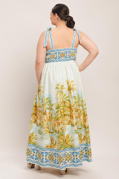 Postcard Perfect Woven Maxi Dress