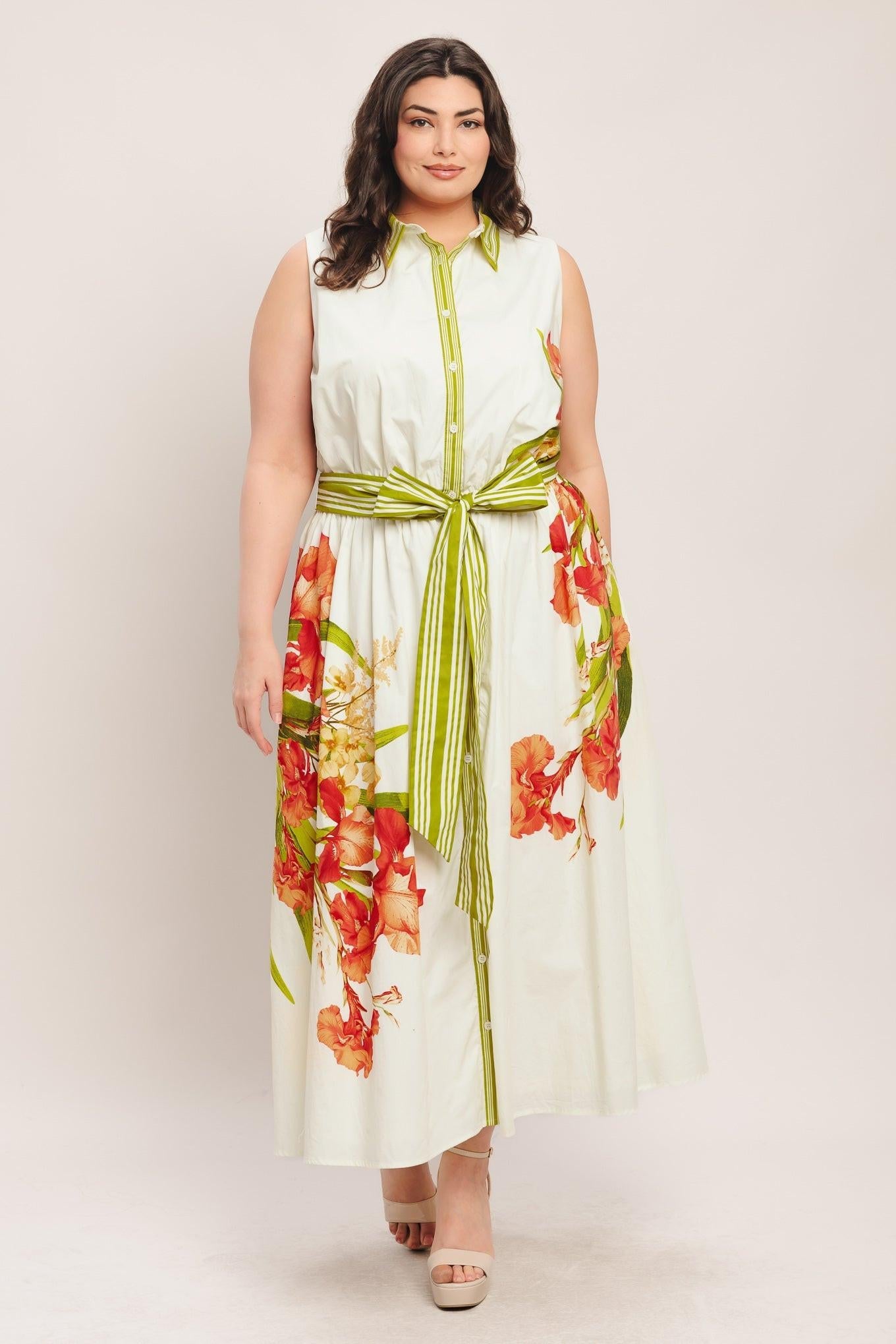 Spring Heirloom Woven Midi Dress