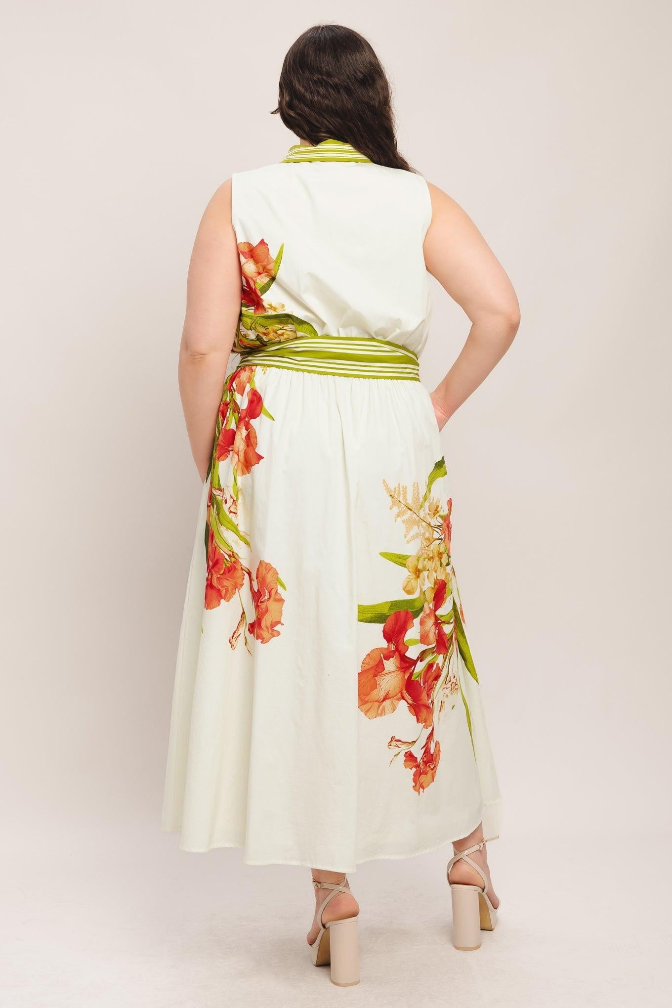 Spring Heirloom Woven Midi Dress