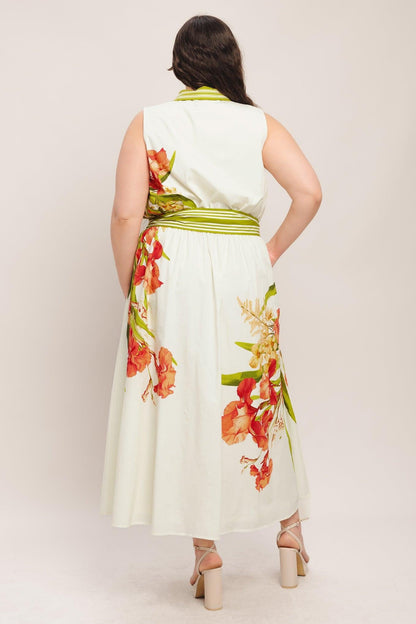 Spring Heirloom Woven Midi Dress