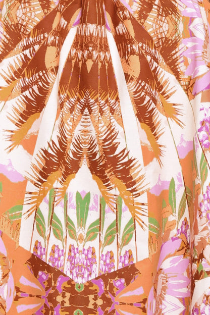 Palm Oasis Woven Maxi Dress