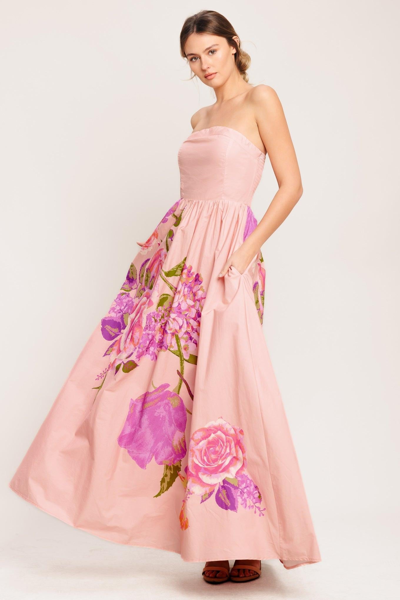 Rose Serenade Woven Maxi Dress – Zulily
