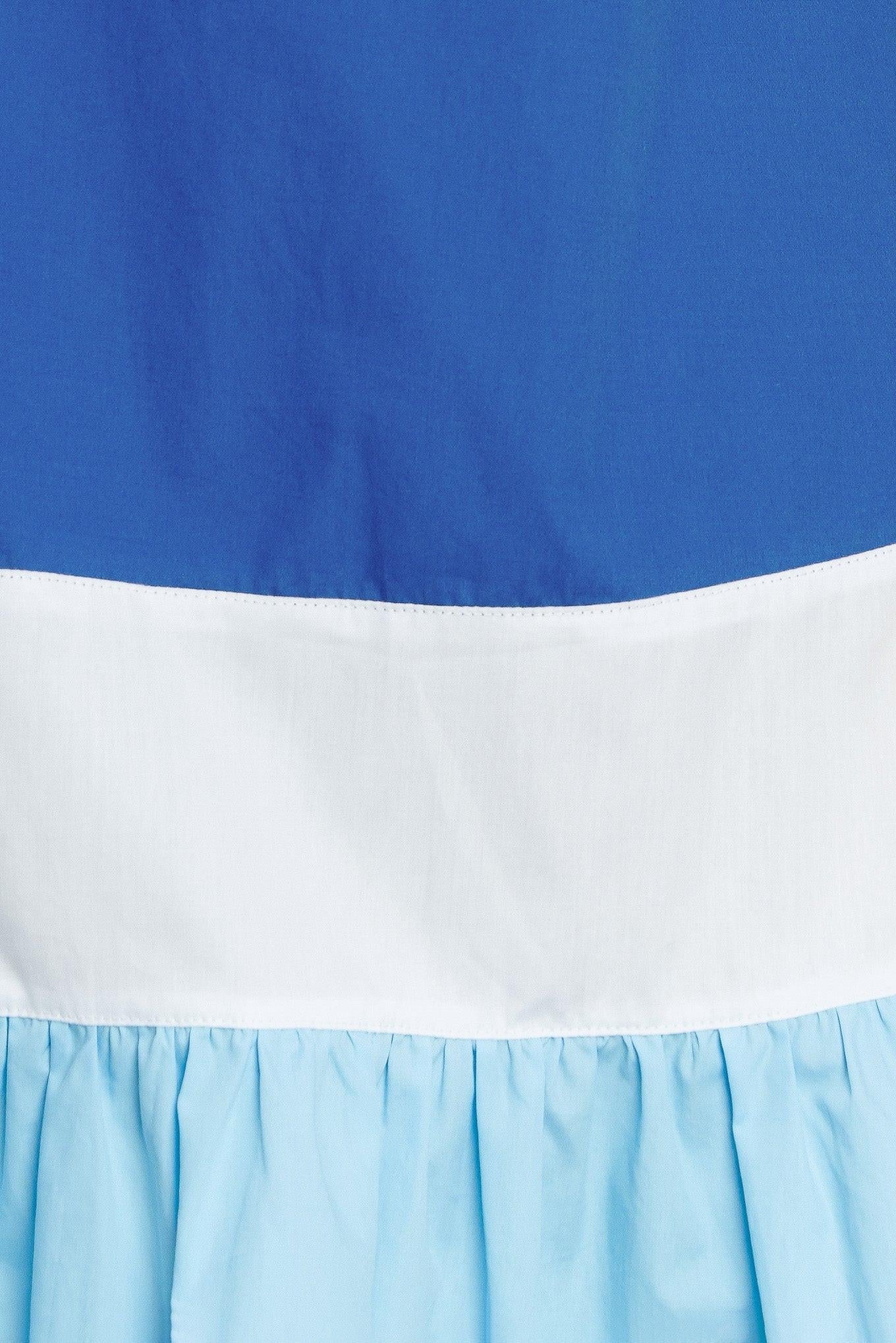 Seaside Sweetheart Color Blocked Mini Dress