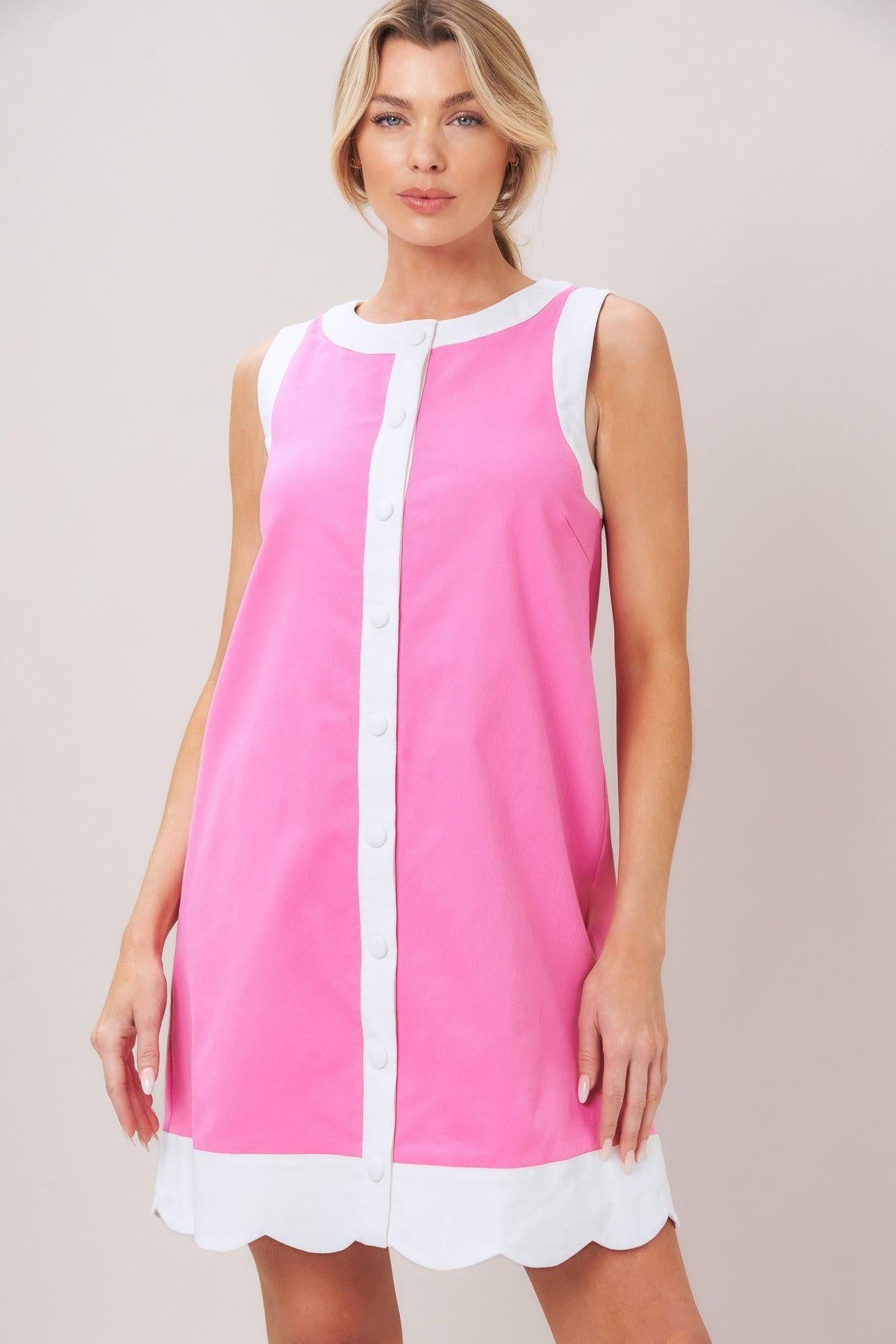 barbie pink shirt dress The Drop Women's Pink/Red Zebra Print Shirtdress by @victoriouslogan
