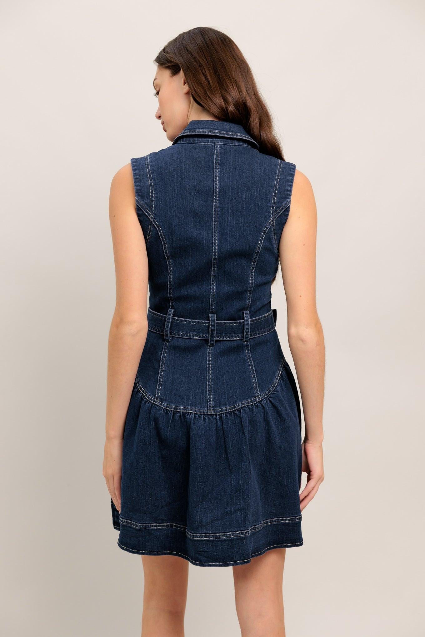 Made to Flatter Denim Mini Dress