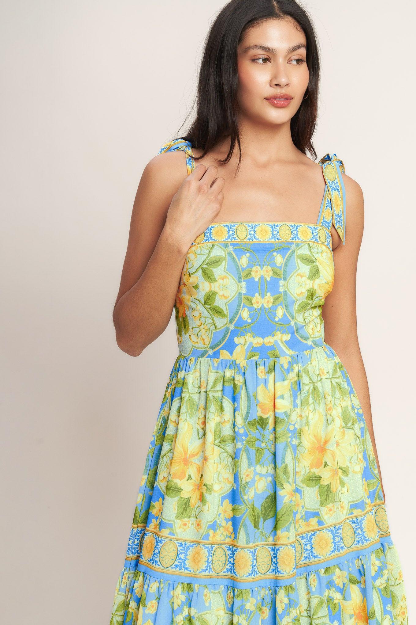 Golden Hour Bloom Woven Maxi Dress – Zulily