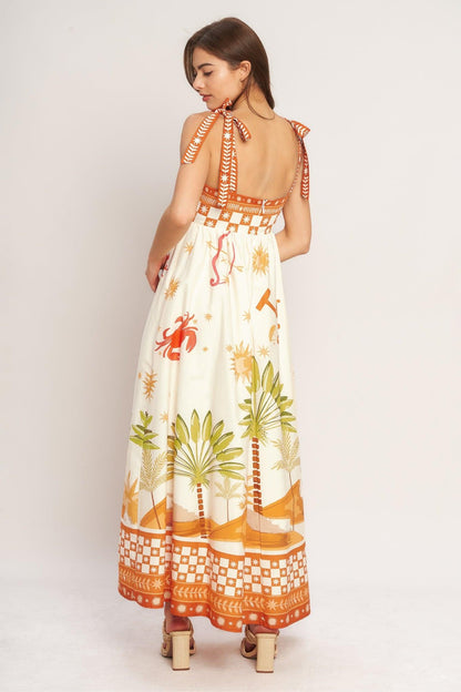 Palm Coast Dream Woven Maxi Dress