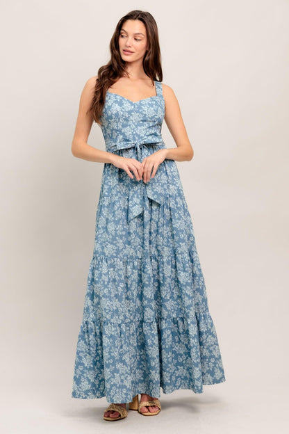 Modern Prairie Bloom Woven Maxi Dress
