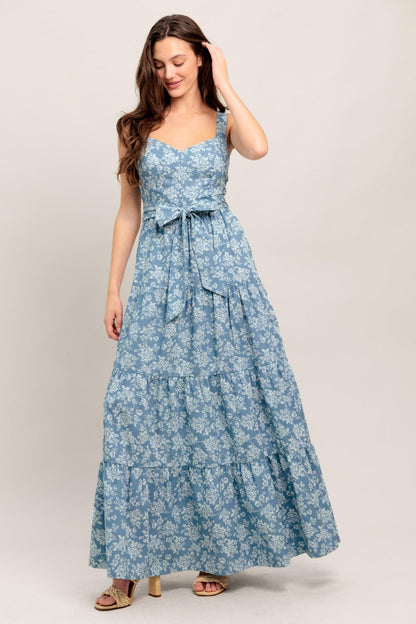 Modern Prairie Bloom Woven Maxi Dress