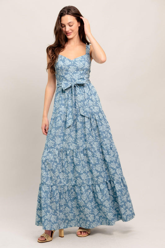 Modern Prairie Bloom Woven Maxi Dress