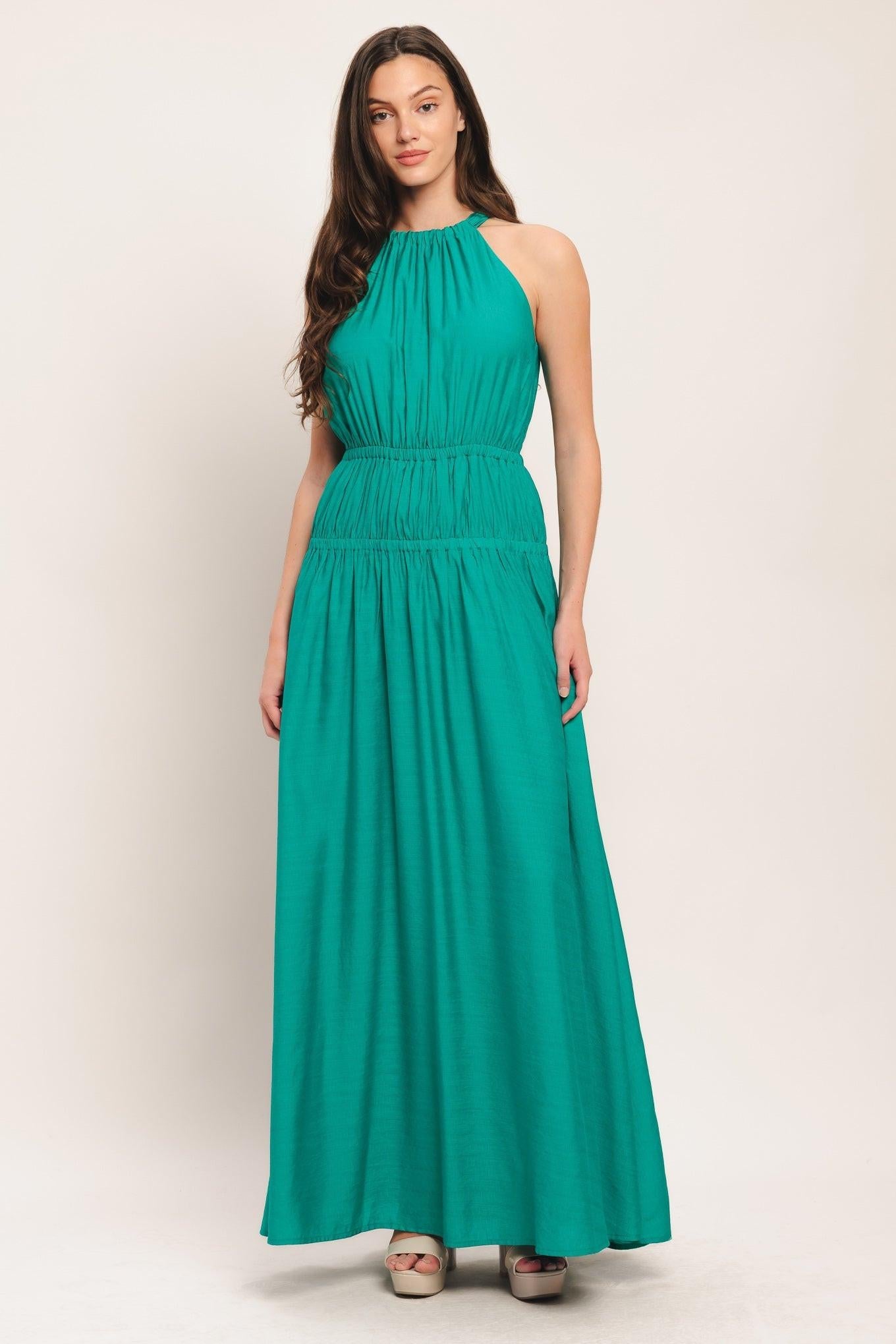 River Walk Woven Maxi Dress