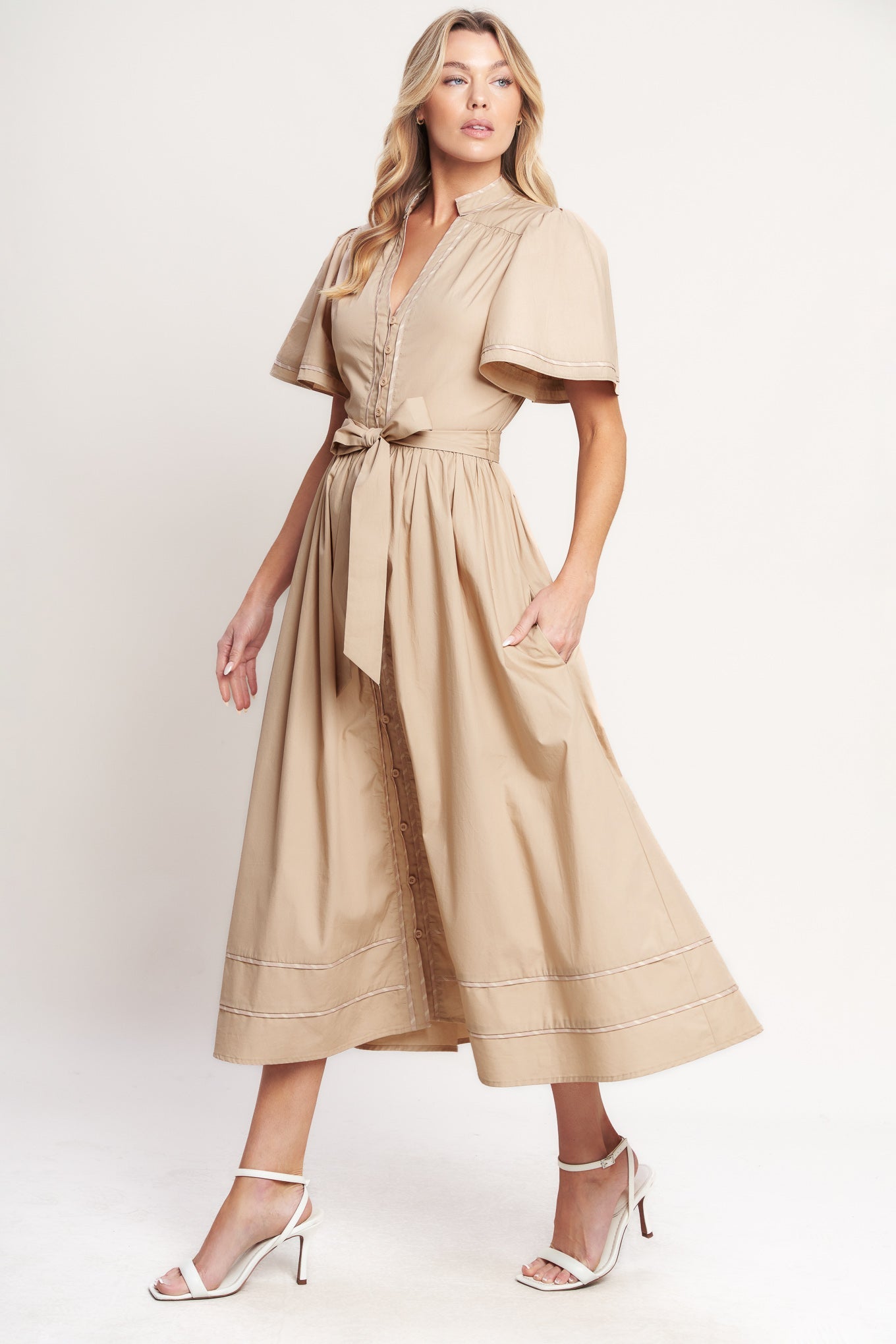 Resort Escape Woven Midi Dress – Zulily