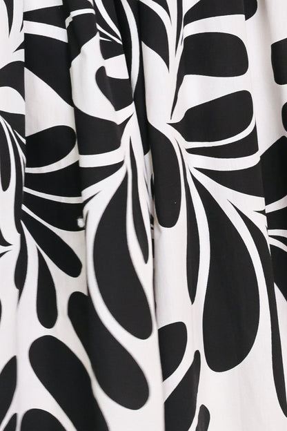 Mono Bloom Woven Maxi Dress