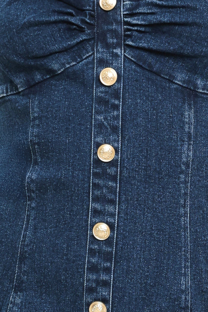 Rivet Romance Denim Mini Dress