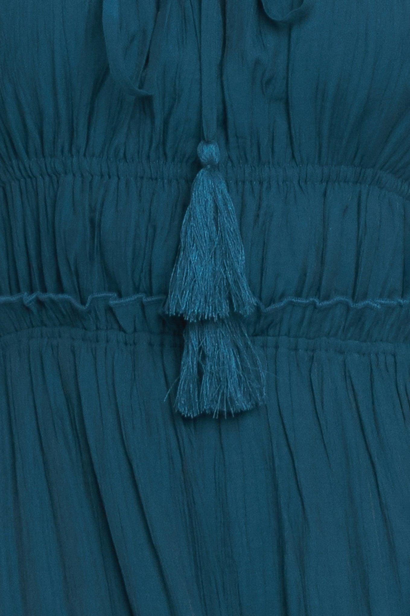 Ocean Breeze Woven Maxi Dress