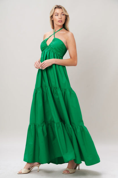 Tropic Statement Woven Maxi Dress