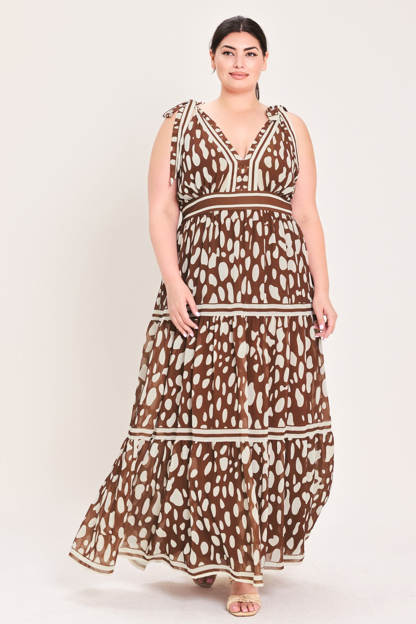 Spiced Terrain Woven Maxi Dress